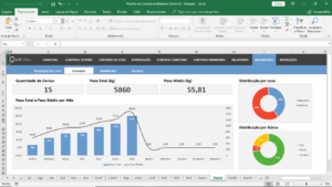 Planilha de Controle de Rebanho Ovino em Excel