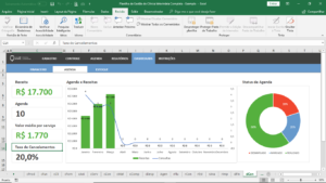 Planilha de Gestão de Clínica Veterinária Completa em Excel