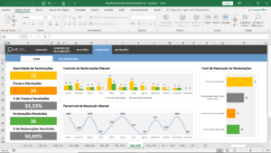 Planilha de Controle de Reclamações de Clientes