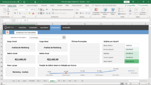 Planilha de Plano de Cargos e Salários em Excel