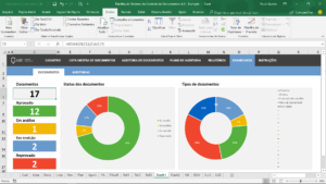 Planilha de Sistema de Controle de Documentos em Excel