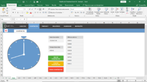 Planilha de Timesheet em Excel