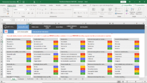 Planilha de Teste de Perfil DISC em Excel