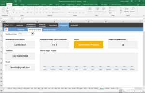 Planilha para Personal Trainer em Excel