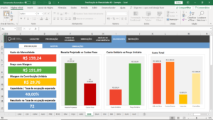 Planilha de Precificação de Mensalidade em Excel