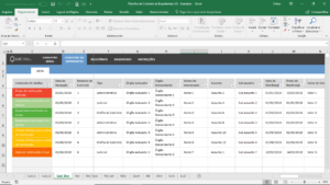 Planilha de Controle de Expedientes em Excel