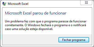 Como resolver o erro: Parou de funcionar (Funciona) 