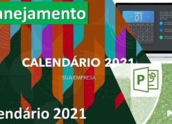 Apresentação Calendário 2021 em PowerPoint