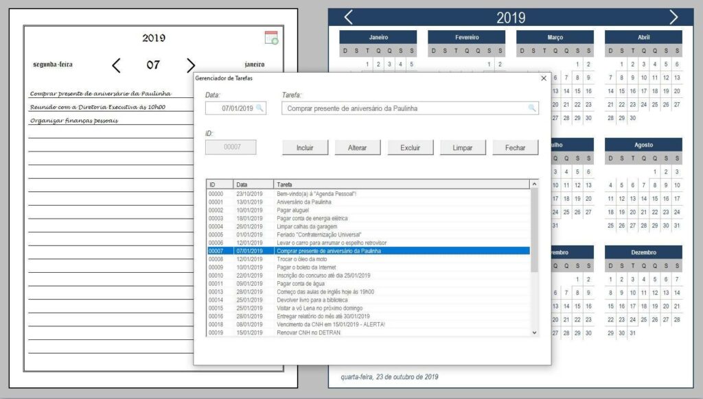 Criar Agenda De Compromissos No Excel
