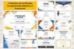 Certificados Profissionais Editáveis em Powerpoint